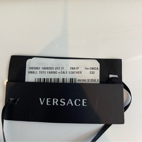 🌟SOLD🌟 NWT Versace Raffia Tote Bag - Picture 12 of 12